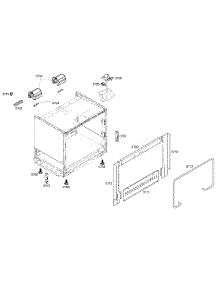 Cabinet Assy parts for Thermador Range PRD366EHC/03 from AppliancePartsPros.com