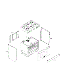 Main Assy parts for Thermador Range PRD366EHC/06 from AppliancePartsPros.com
