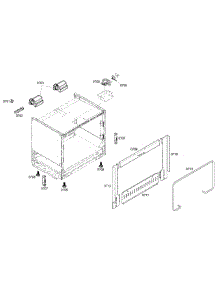 Cabinet Assy parts for Thermador Range PRD366EHC/06 from AppliancePartsPros.com