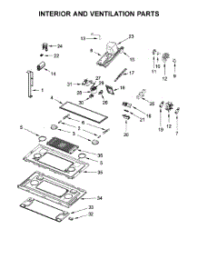 Interior And Ventilation Parts parts for Jenn-Air Microwave/Hood Combo JMV8208CB1 from AppliancePartsPros.com