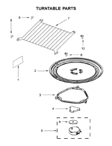 Turntable Parts parts for Jenn-Air Microwave/Hood Combo JMV8208CS4 from AppliancePartsPros.com