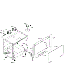 Cabinet Assy parts for Thermador Range PRD366GHC/05 from AppliancePartsPros.com