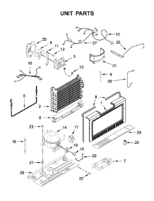 Unit Parts parts for Maytag Upright Freezer MZF34X18FW03 from AppliancePartsPros.com