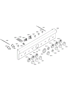 Control Panel parts for Thermador Range PRD366GHC/06 from AppliancePartsPros.com