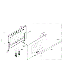 Door Assy parts for Thermador Range PRD366GHC/06 from AppliancePartsPros.com