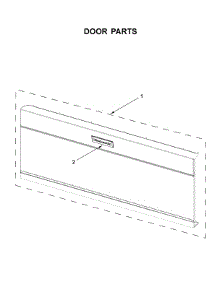 Door Parts parts for Kitchenaid Microwave/Hood Combo KMLS311HSS2 from AppliancePartsPros.com