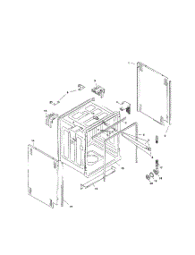Tank Assembly parts for Bosch Dishwasher SHI4306UC/12 from AppliancePartsPros.com