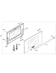 Door Assy parts for Thermador Range PRD366GHC/14 from AppliancePartsPros.com