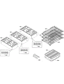 Grates / Shelfs parts for Thermador Range PRD366GHC/14 from AppliancePartsPros.com