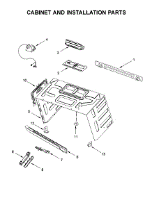 Cabinet And Installation Parts parts for Jenn-Air Microwave/Hood Combo YJMV9196CS3 from AppliancePartsPros.com