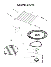 Turntable Parts parts for Jenn-Air Microwave/Hood Combo JMV9196CB5 from AppliancePartsPros.com