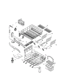 Racks parts for Bosch Dishwasher SHI6802UC/12 from AppliancePartsPros.com
