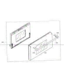 Large Door parts for Thermador Range PRD486ELG01 from AppliancePartsPros.com