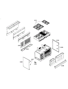 Outside Parts parts for Thermador Range PRD486ELG01 from AppliancePartsPros.com