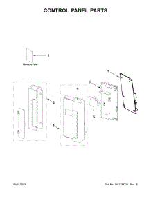 Control Panel Parts parts for Kitchenaid Microwave/Hood Combo YKMLS311HBL0 from AppliancePartsPros.com