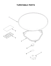 Turntable Parts parts for Kitchenaid Microwave/Hood Combo YKMLS311HBS3 from AppliancePartsPros.com