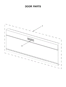 Door Parts parts for Kitchenaid Microwave/Hood Combo YKMLS311HBS3 from AppliancePartsPros.com