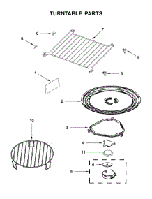 Turntable Parts parts for Jenn-Air Microwave/Hood Combo JMV9196CS5 from AppliancePartsPros.com
