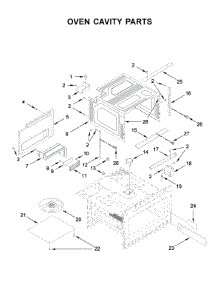 Oven Cavity Parts parts for Jenn-Air Built-In Microwave JMDFS24GS0 from AppliancePartsPros.com
