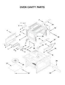 Oven Cavity Parts parts for Jenn-Air Built-In Microwave JMDFS30HL0 from AppliancePartsPros.com