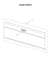 Door Parts parts for Kitchenaid Microwave/Hood Combo KMLS311HBS1 from AppliancePartsPros.com