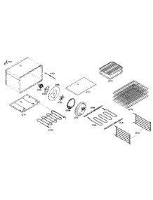 Oven Cabinet parts for Thermador Range PRD364EDHC02 from AppliancePartsPros.com