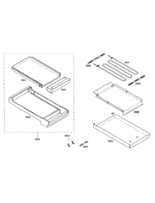Grille Assy parts for Thermador Range PRD364EDHC02 from AppliancePartsPros.com