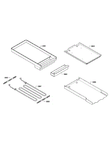 Griddle parts for Thermador Range PRD364EDPG-01 from AppliancePartsPros.com