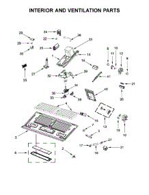 Interior And Ventilation Parts parts for Kitchenaid Microwave/Hood Combo YKMHP519ES2 from AppliancePartsPros.com
