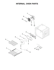 Internal Oven Parts parts for Jenn-Air Range JGRP430WP02 from AppliancePartsPros.com