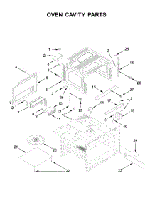 Oven Cavity Parts parts for Kitchenaid Built-In Microwave KMBD104GSS0 from AppliancePartsPros.com