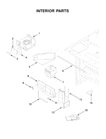 Interior Parts parts for Kitchenaid Built-In Microwave KMBD104GSS0 from AppliancePartsPros.com