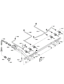 Manifold Assy parts for Thermador Range PRD366GHU/05 from AppliancePartsPros.com