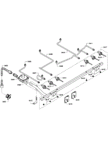Manifold Assy parts for Thermador Range PRD366GHU/11 from AppliancePartsPros.com