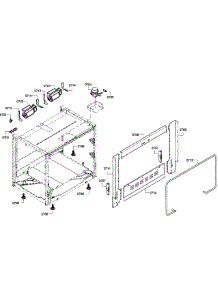 Cabinet Assy parts for Thermador Range PRD366GHU/11 from AppliancePartsPros.com