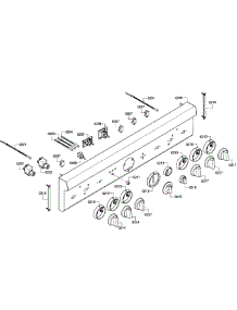 Control Panel parts for Thermador Range PRD366GHU/11 from AppliancePartsPros.com