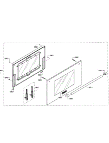Door Assy parts for Thermador Range PRD366GHU/11 from AppliancePartsPros.com