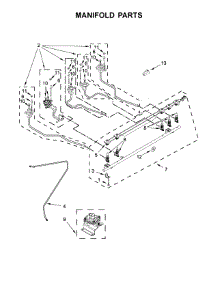 Manifold Parts parts for Jenn-Air Range JDS1450FP0 from AppliancePartsPros.com