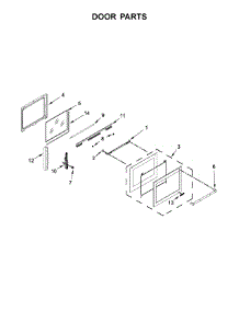 Door Parts parts for Jenn-Air Range JDS1450FP0 from AppliancePartsPros.com
