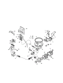 Component Assemblies parts for Bosch Dishwasher SHU3036UC/06 / FD 7908-8002 from AppliancePartsPros.com