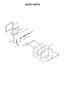 Door Parts parts for Jenn-Air Range JDS1450FS0 from AppliancePartsPros.com