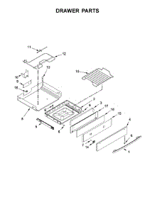 Drawer Parts parts for Jenn-Air Range JDS1450FS0 from AppliancePartsPros.com