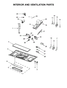 Interior And Ventilation Parts parts for Maytag Microwave/Hood Combo MMV5219FW1 from AppliancePartsPros.com