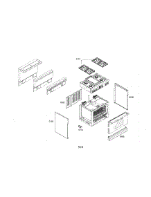 Main Unit parts for Thermador Range PDR364GDZS/06 from AppliancePartsPros.com