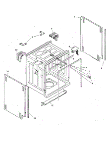 Tank Assy parts for Bosch Dishwasher SHU3302UC/11 from AppliancePartsPros.com