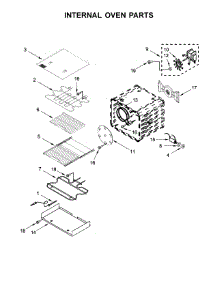 Internal Oven Parts parts for Kitchenaid Range KDRS467VBU01 from AppliancePartsPros.com