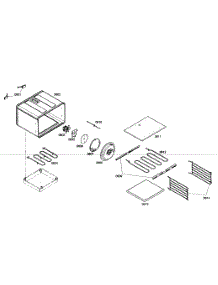 Oven parts for Thermador Range PRD304EG/04 from AppliancePartsPros.com