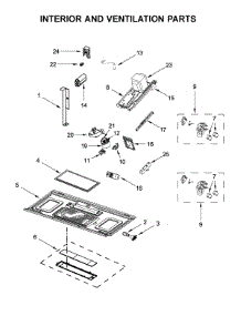Interior And Ventilation Parts parts for Maytag Microwave/Hood Combo YMMV4206FW3 from AppliancePartsPros.com