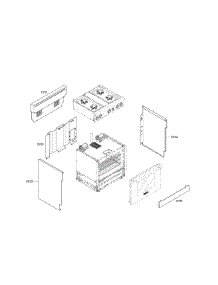 Main Assy parts for Thermador Range PRD304EHC/06 from AppliancePartsPros.com