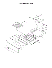 Drawer Parts parts for Jenn-Air Electric Range JES1450DS0 from AppliancePartsPros.com